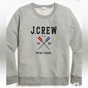 J Crew Oars Logo Sweatshirt